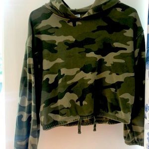 Camouflage hoodie old navy good condition